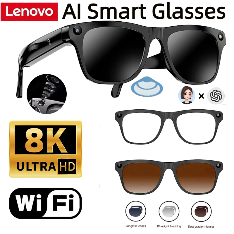 Smart Accessories - Óculos Inteligentes Lenovo com Memória de