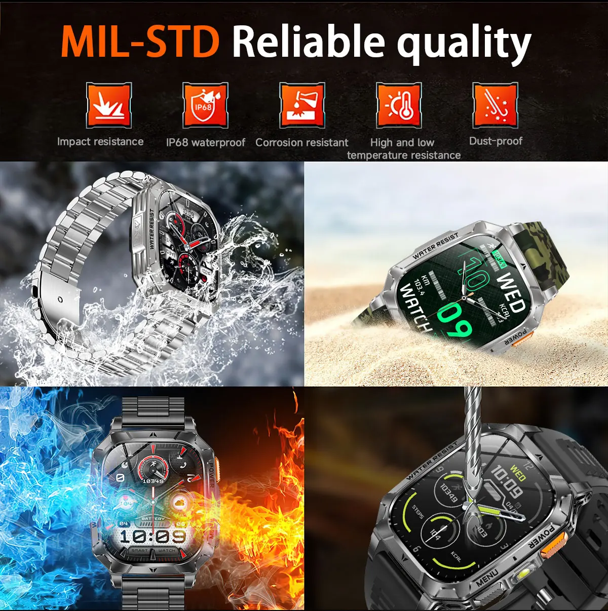 Novo Smartwatch Masculino 2026 - Smartwatch Custom avaliação e preço